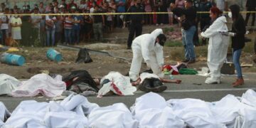Migrant truck crashes in Mexico killing 54 1 - Egyptian Gazette Migrant truck crashes in Mexico killing 54