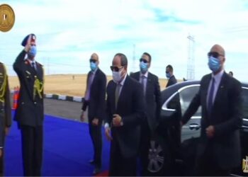 Sisi arrives in Aswan’s Kima district to inspect urea & ammonia nitrate plant