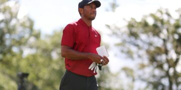 Woods to compete with son Charlie in next week’s PNC Championship