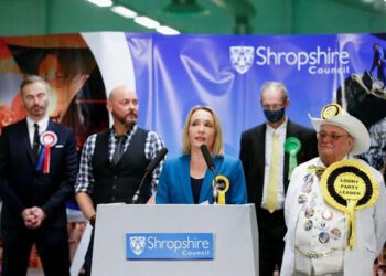 UK governing Conservatives suffer shock by-election loss