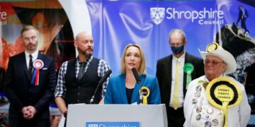 UK governing Conservatives suffer shock by-election loss