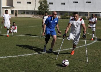 New soccer league helps Gaza amputees cope with war trauma