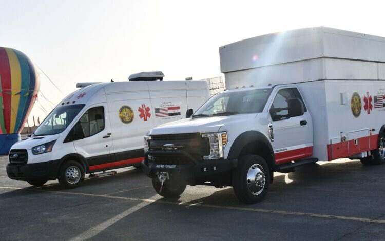 Egypt receives mobile clinics as gift from US to curb coronavirus 1 - Egyptian Gazette