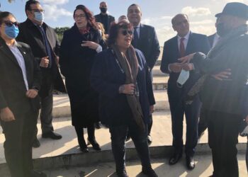 Egyptian, Tunisian culture ministers visit Dar Nejma Ezzahra Palace in Sidi Bou Said