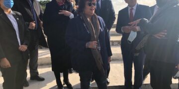 Egyptian, Tunisian culture ministers visit Dar Nejma Ezzahra Palace in Sidi Bou Said