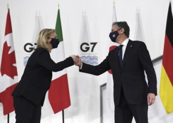 UK seeks unity at G7 meeting over Russia’s ‘malign behavior’