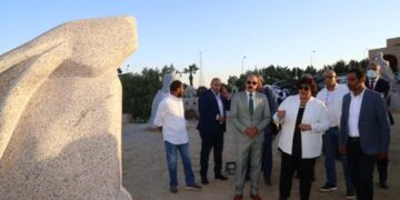Culture min. praises works displayed at 26th edition of Aswan Int’l Sculpture Symposium