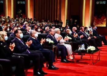 UPDATED : Sisi, first lady open World Youth Theatre in Sharm El Sheikh