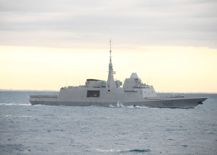 Egyptian, French naval forces carry out passing exercise on Mediterranean Sea 1 - Egyptian Gazette
