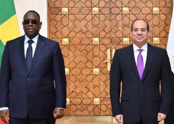 Sisi receives his Senegalese counterpart