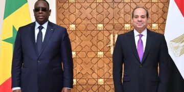 Sisi receives his Senegalese counterpart