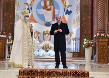 (Update) President Sisi at cathedral: Egypt’s New Republic is for dream, hope, science, work