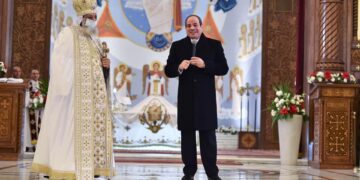 (Update) President Sisi at cathedral: Egypt’s New Republic is for dream, hope, science, work