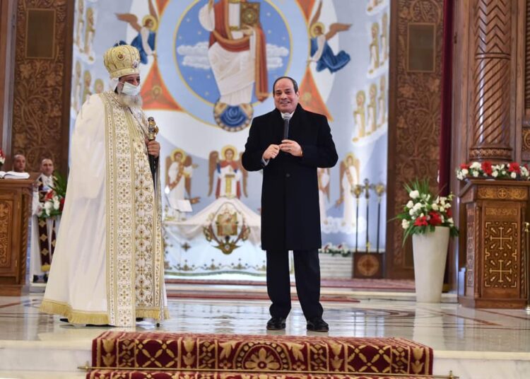 (Update) President Sisi at cathedral: Egypt's New Republic is for dream, hope, science, work 1 - Egyptian Gazette