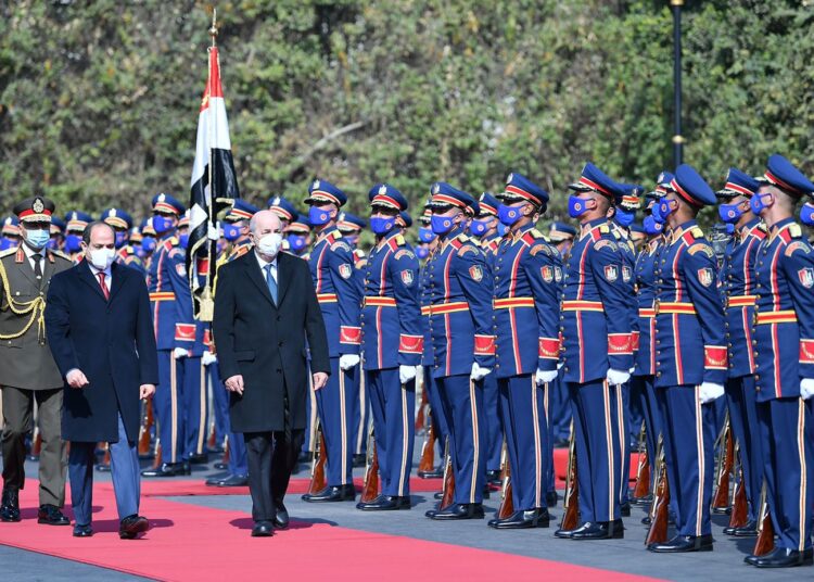 Sisi receives Algerian president at Ettihadiya Palace 1 - Egyptian Gazette