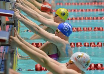 Shared golds, broken records in Abu Dhabi swimfest