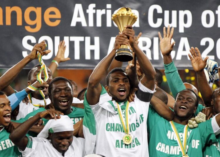 Nigeria won their third African Cup of Nations title in South Africa in 2013.