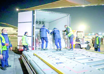 Egypt receives 1,842 million doses of Pfizer-BioNTech vaccine