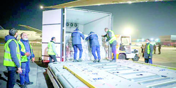 Egypt receives 1,842 million doses of Pfizer-BioNTech vaccine 1 - Egyptian Gazette Egypt receives 1,842 million doses of Pfizer-BioNTech vaccine