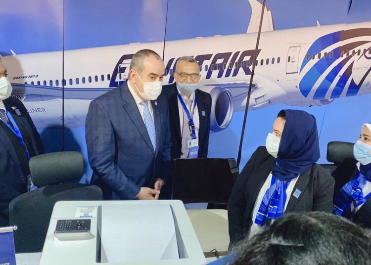 Civil aviation minister inspects EgyptAir pavilion at WYF 1 - Egyptian Gazette