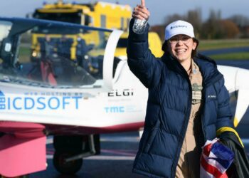 Teen pilot completes round-the-world feat