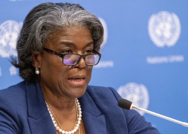 US Ambassador to the United Nations, Linda Thomas-Greenfield