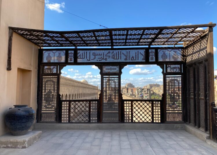 Roof of Gayer Anderson Museum in Cairo