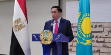 30 years of Kazakhstan history in Arabic
