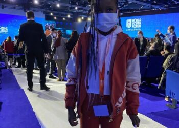 Nubian Girl Jana attends WYF at invitation of Sisi