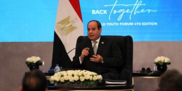 Sisi: WYF is int'l platform for dialogue, discussion 1 - Egyptian Gazette Sisi: WYF is int’l platform for dialogue, discussion