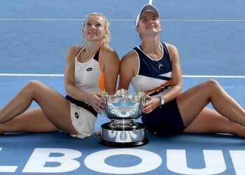 Krejcikova and Siniakova win Australian Open women’s doubles