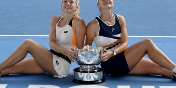 Krejcikova and Siniakova win Australian Open women’s doubles