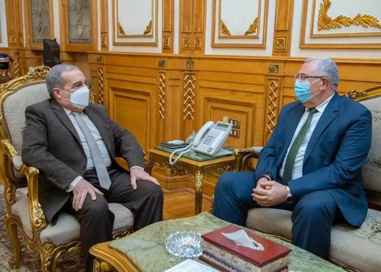 Ministries of military production, agriculture confer on renovation of Zoo, Orman Garden 1 - Egyptian Gazette Egyptian Minister of Military Production Mohamed Ahmed Morsi met with Agriculture Minister El-Sayyed el-Qusair.