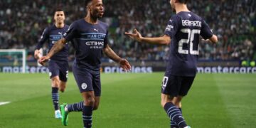 Man City on brink of Champions League quarters after Sporting rout