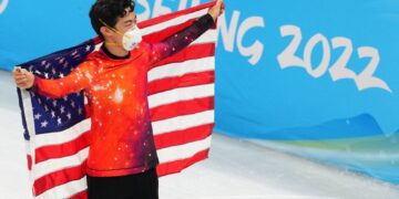 Chen wins Olympic figure skating gold as rival Hanyu falls twice