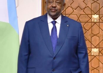 Sisi, Guelleh pose for photo op at Ettihadiya Palace