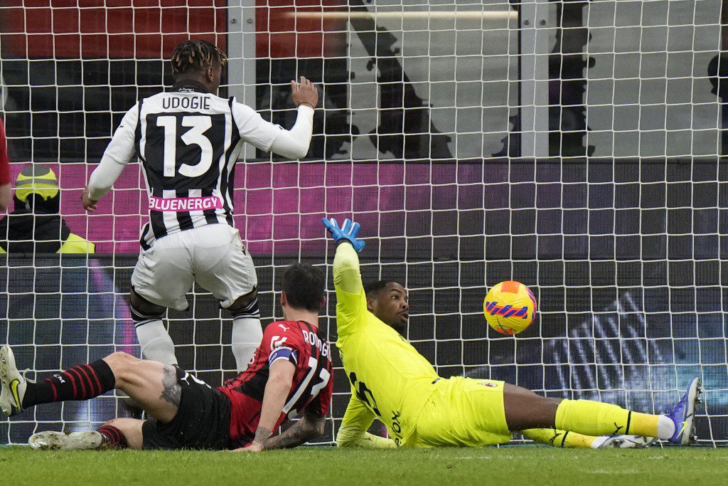 AC Milan held to another draw by Udinese 2 - Egyptian Gazette