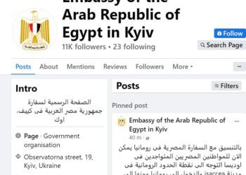Egyptian embassy in Kiev urges nationals to get information through its official page