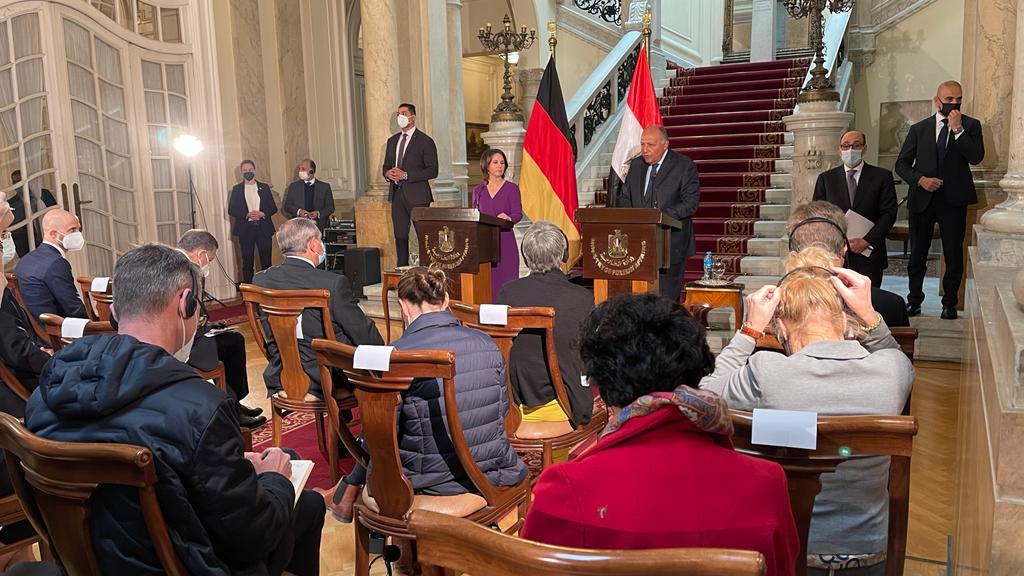 Egypt's FM, German counterpart hold talks 3 - Egyptian Gazette Egypt's FM, German counterpart hold talks 2 - Egyptian Gazette