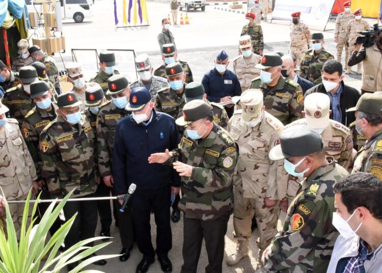 Army chief of staff inspects Armed Forces art research exhibition 1 - Egyptian Gazette