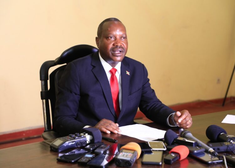 Burundi Agriculture Minister Deo Guide Rurema.