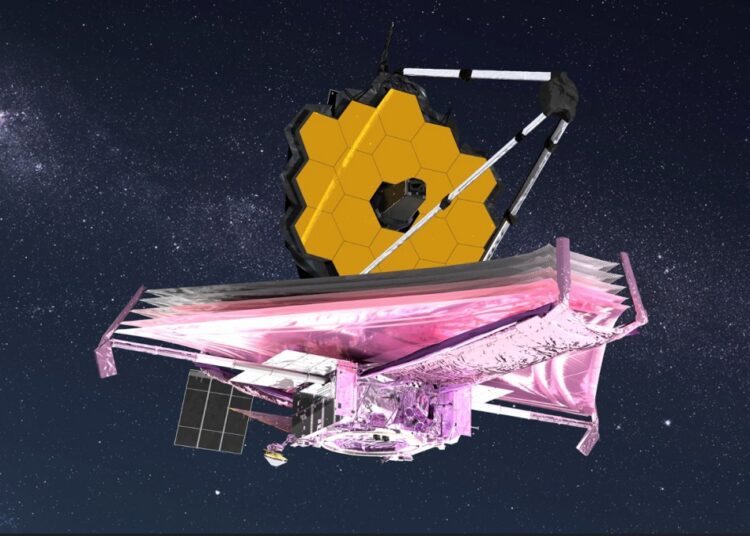 NASA's new space telescope sees 1st starlight, takes selfie 1 - Egyptian Gazette NASA´s new space telescope has captured its first starlight and even taken a selfie of its giant, gold mirror.
