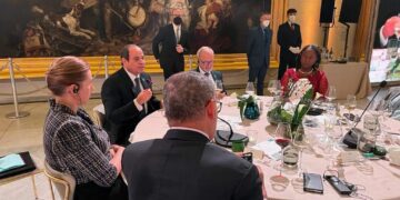 President Sisi attends reception in honor of heads of state, gov't participating in EU-AU Summit 1 - Egyptian Gazette President Sisi attends reception in honor of heads of state, gov’t participating in EU-AU Summit