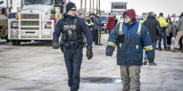 Canada PM: military response not in cards for Covid protests 1 - Egyptian Gazette Canada PM: military response not in cards for Covid protests