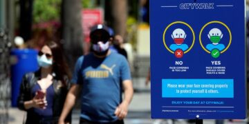 US eases COVID indoor mask guidelines for most of country 1 - Egyptian Gazette US eases COVID indoor mask guidelines for most of country