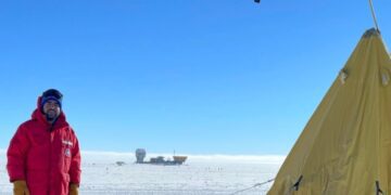 Way, way, way down south to pick up very old microwaves