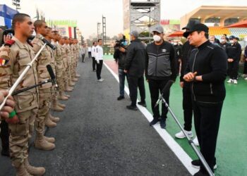 Sisi inspects Military Academy HQ