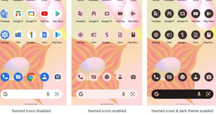 Google will extend its dynamic colour system in Android 13.
