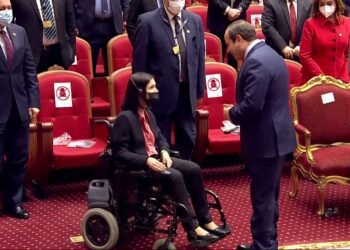 Sisi salutes special needs participant at EGYPS 2022