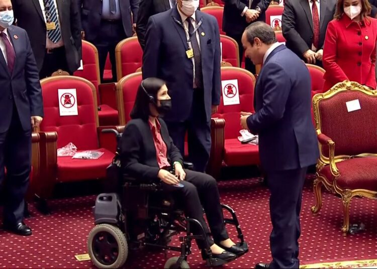 Sisi salutes special needs participant at EGYPS 2022 1 - Egyptian Gazette